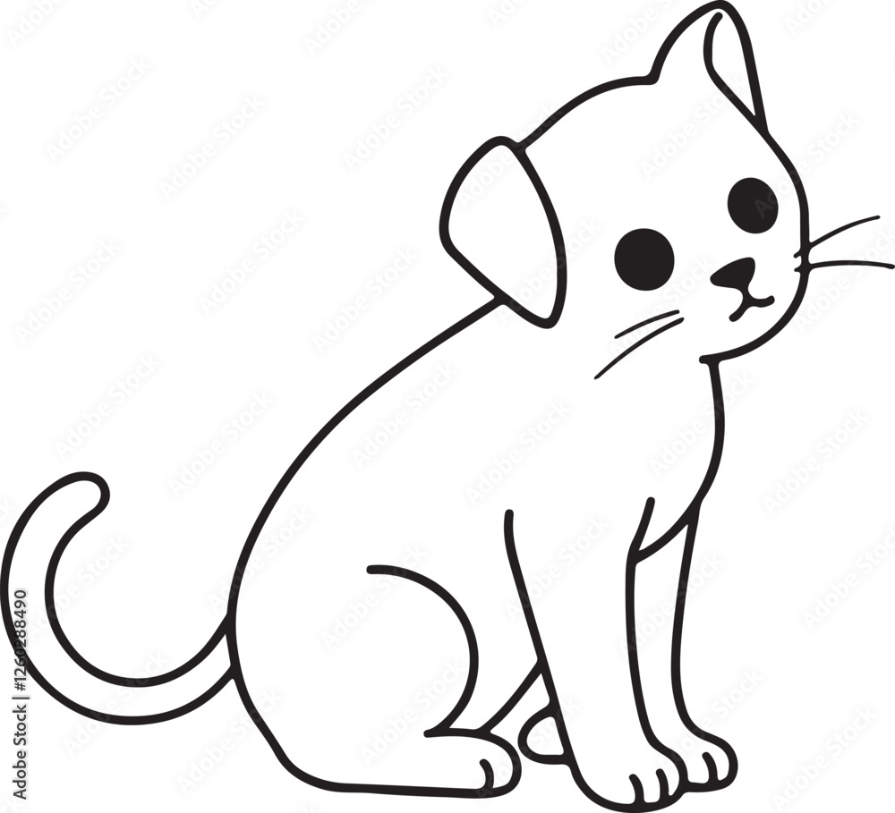 A Sad Cat A Sad Cat