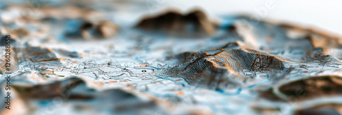 Three-Dimensional Topographic Map Representation