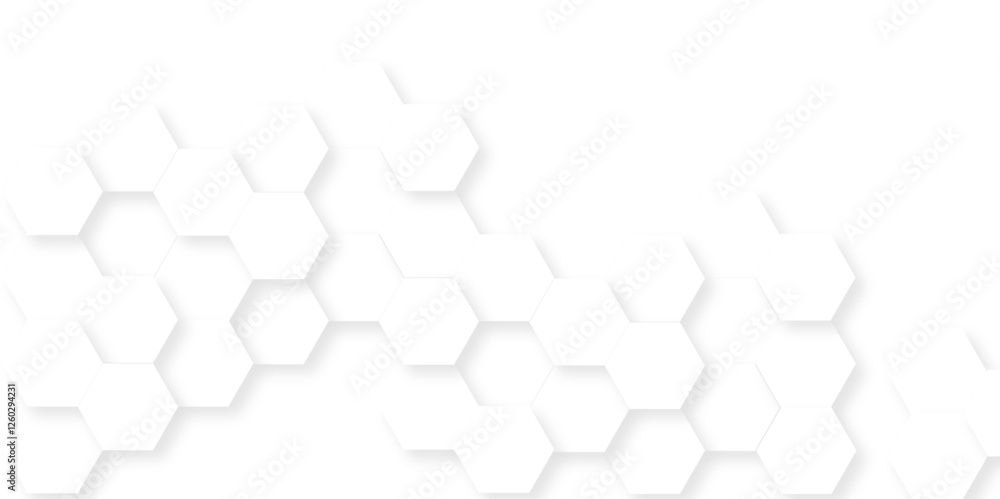 Minimal white hexagonal hexagon modern technology creative emboss light honeycomb polygonal web. abstract geometric science and mosaic tile with template texture background. Minimal white hexagonal hexagon modern technology creative emboss light honeycomb polygonal web. abstract geometric science and mosaic tile with template texture background.