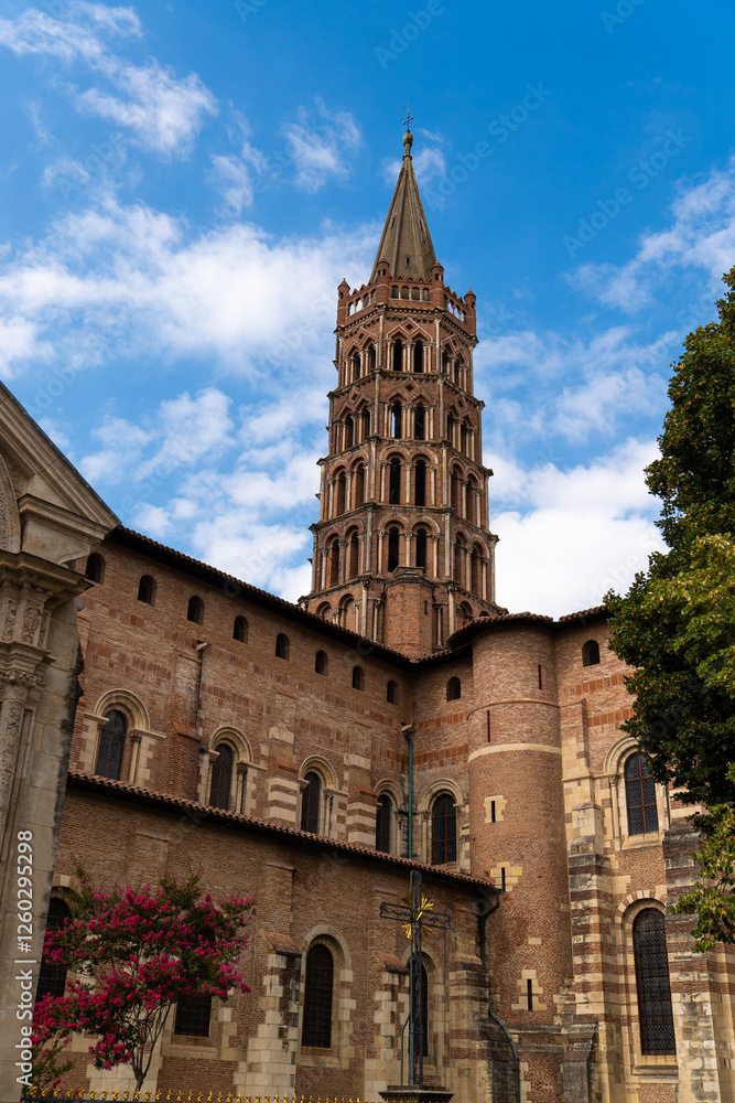 Fototapeta premium Temple Church Architecture City Center Toulouse France