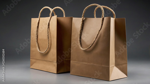 Brown Kraft Paper Bags with Handles – Eco-Friendly Packaging Solution

