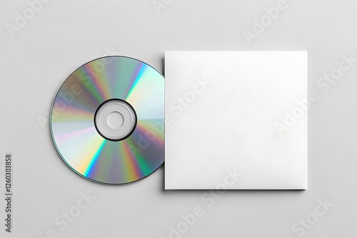 Realistic CD/DVD and Cover Mockup