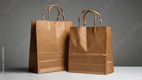 Brown Kraft Paper Bags with Handles – Eco-Friendly Packaging Solution

