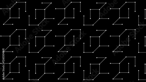 abstract geometric background with black and white color