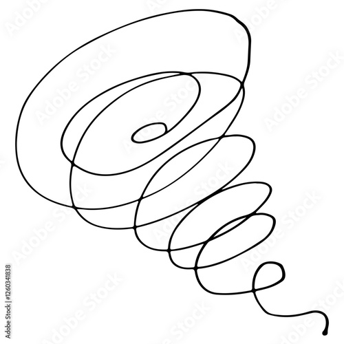 手描きのもやもやのマークセット　憂うつ　不安　鬱　ベクター	
