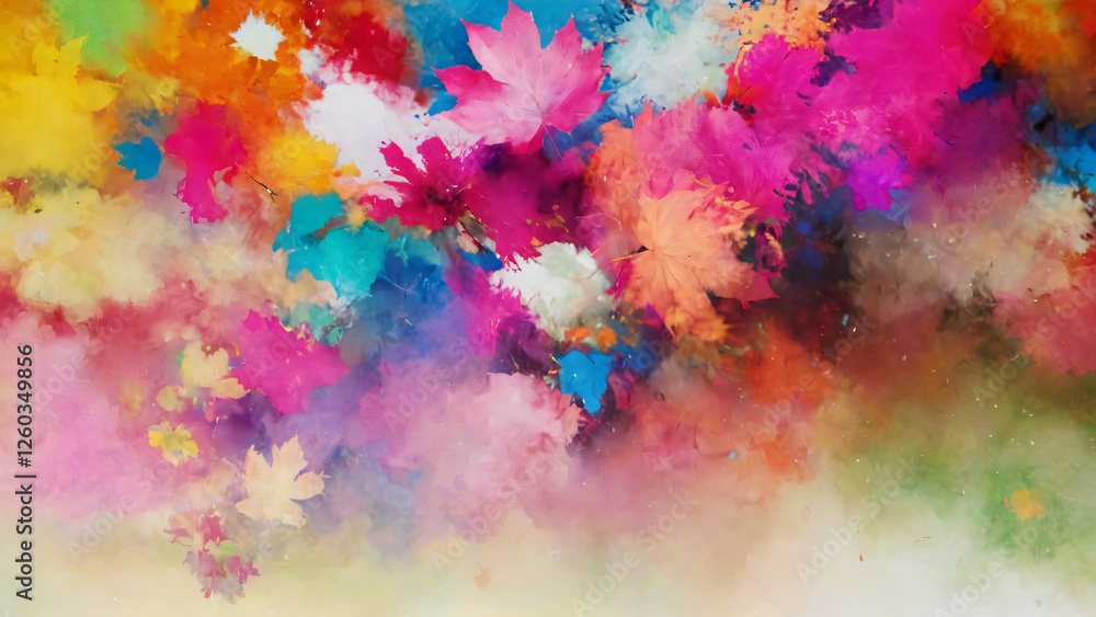 Obraz premium colorful watercolor background
