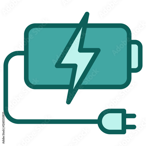 Charged solid icon