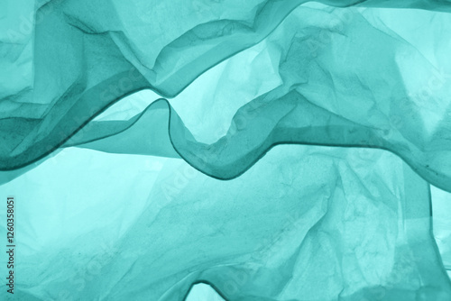 Wallpaper Mural Fluid Dynamics Abstract Background in Clear Teal Color Torontodigital.ca