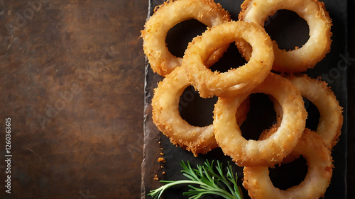 Crispy Onion Rings – Popular Deep-Fried Snack or Side Dish


