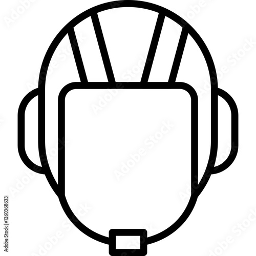 Helmet Icon Vector Element