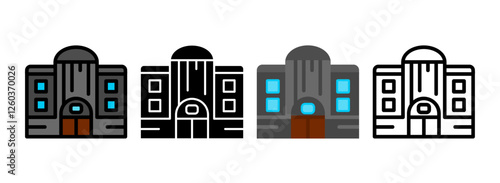 Set of Condominium Icon