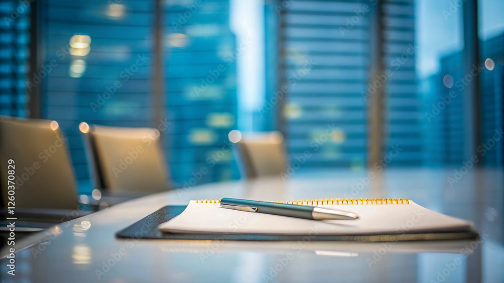 Notepad with pen on table in professional office setting, blue toned business concept with copy space for corporate meeting preparation and planning,diary, object, pad, page, education, school, stack, Notepad with pen on table in professional office setting, blue toned business concept with copy space for corporate meeting preparation and planning,diary, object, pad, page, education, school, stack,