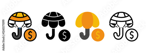 Set of Insurance Icon