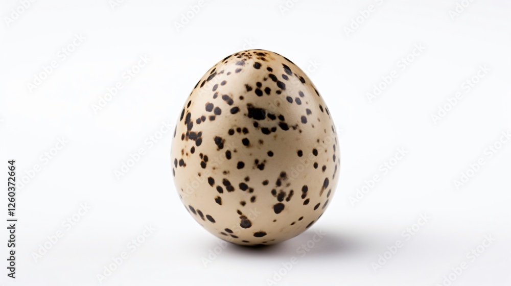 Obraz premium Isolated Quail Egg on White Background Image