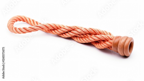 Isolated Towing Rope on White Background photo