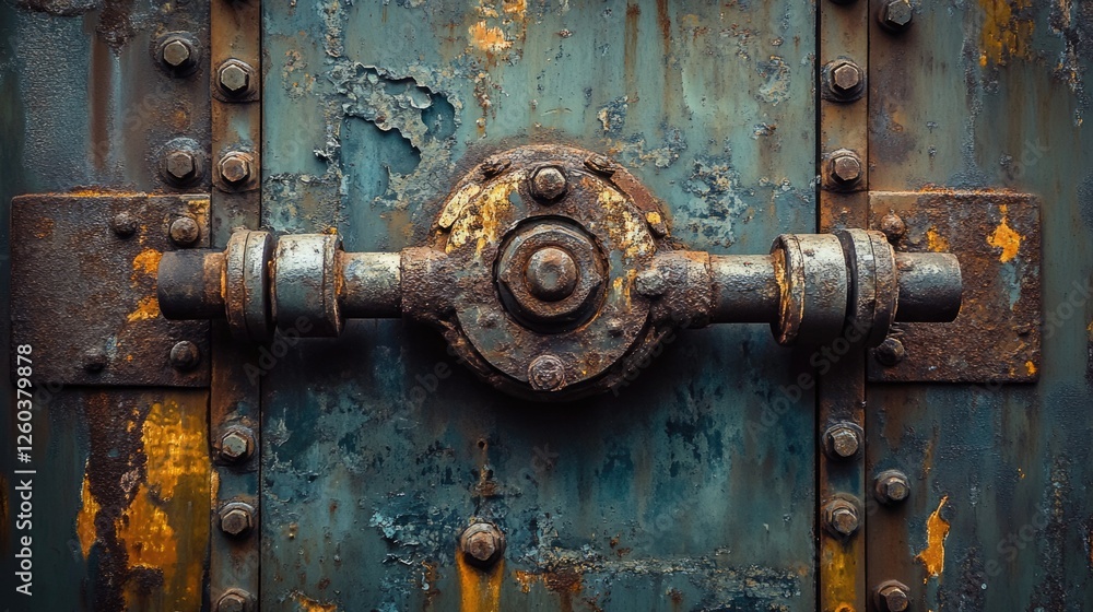 Aesthetic close-up of an aged metal surface featuring rust, decay, and intricate textures, offering ample blank space for textual overlays. Aesthetic close-up of an aged metal surface featuring rust, decay, and intricate textures, offering ample blank space for textual overlays.