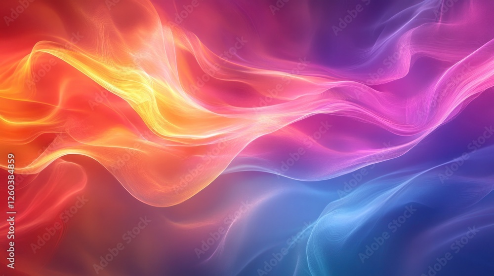 Abstract Colorful Energy Waves Background with Vibrant Light Effects Abstract Colorful Energy Waves Background with Vibrant Light Effects