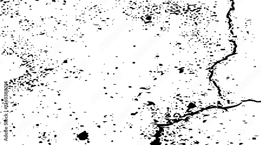 Obraz premium Abstract monochrome background. Grunge black and white background. Abstract monochrome texture. Surface in chips, cracks, scuffs.