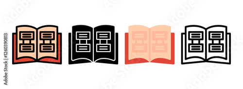 set of Sentence Icon