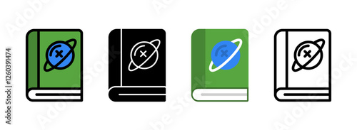 set of Non-Fiction Icon