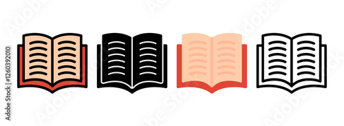 set of Reading Event Icon