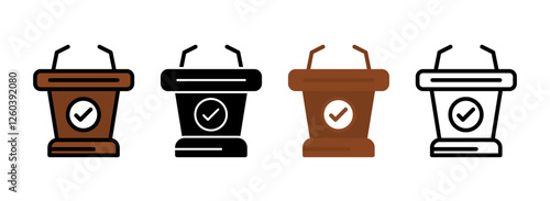 set of Narrator Icon