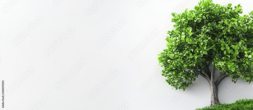Fototapeta premium Creative Tree Interior Designers Exploring Business Growth with Ample Space for Text and Branding Opportunities