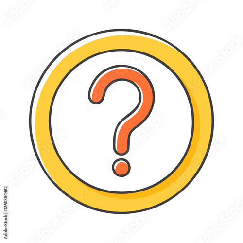 question mark in circle icon, question mark in circle vector illustration-question mark in circle perfect for question mark in circle logos and icons