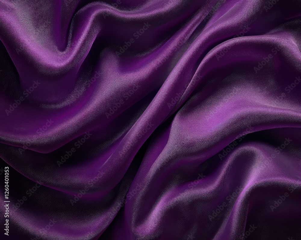 Obraz premium Abstract luxurious royal purple velvet texture background with subtle light reflections. Featuring velvet textures, ideal for high-end and refined visuals.