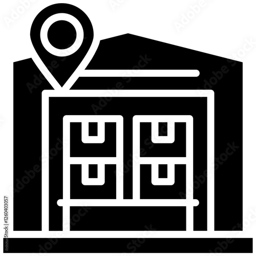 Warehouse Location Icon