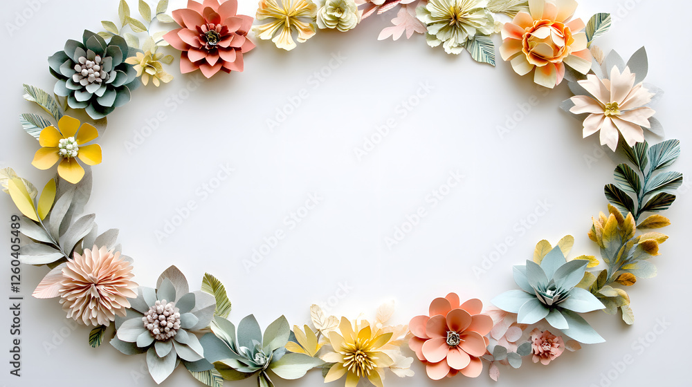 A flat lay of colorful paper cutouts depicting spring flowers and leaves
A flat lay of colorful paper cutouts depicting spring flowers and leaves