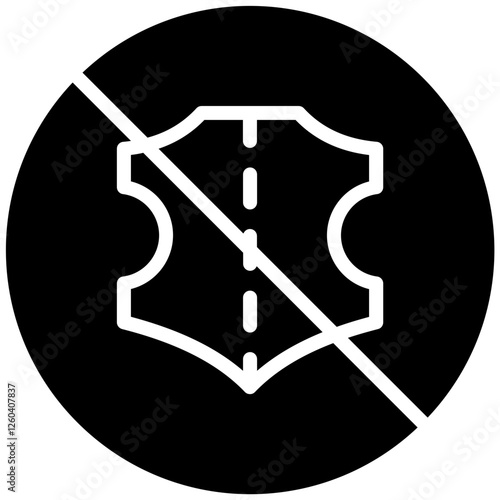 No Leather Icon