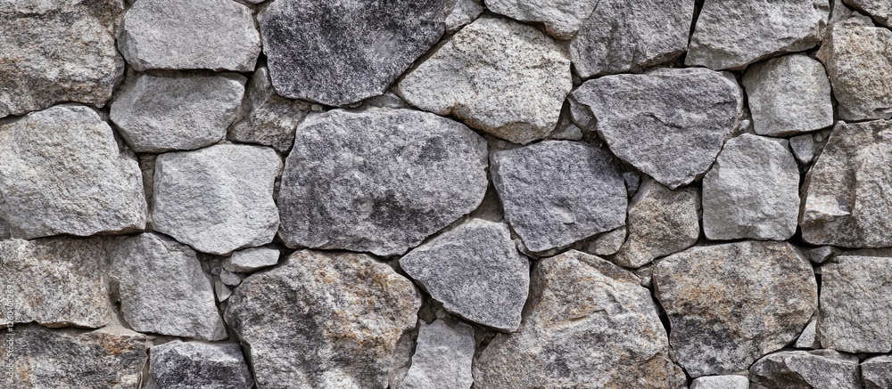 Textured granite wall close-up showcasing rough stones in natural shades perfect for architectural and design projects. Textured granite wall close-up showcasing rough stones in natural shades perfect for architectural and design projects.
