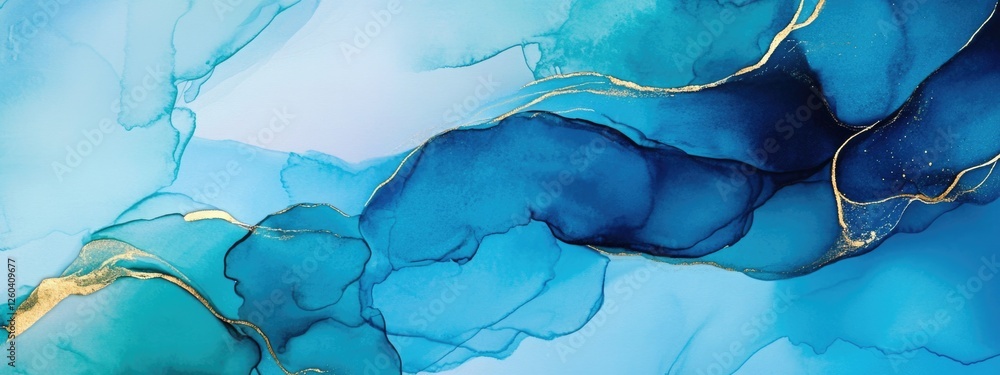 Watercolor Abstract Ocean Art with Tranquil Blues and Blending Textures Ideal for Text Overlay and Creative Design Use Watercolor Abstract Ocean Art with Tranquil Blues and Blending Textures Ideal for Text Overlay and Creative Design Use