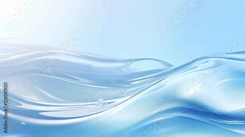 Fresh Water Flowing Abstract Texture Sunlight