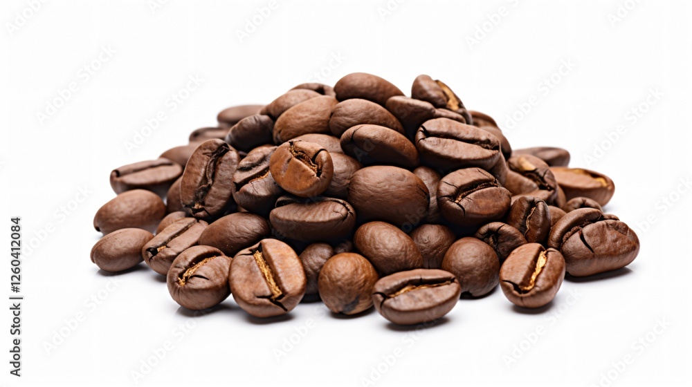 Coffee Beans Isolated White Background Coffee Beans Isolated White Background