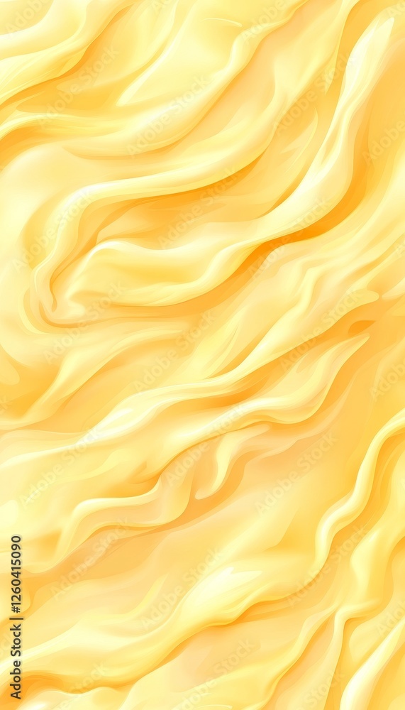 Seamless Pale Yellow, 3D Low Profile Style, Delicate Gentle Light Wave Texture Pattern Background Seamless Pale Yellow, 3D Low Profile Style, Delicate Gentle Light Wave Texture Pattern Background