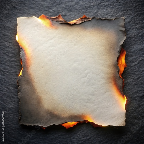 Burnt Paper Texture Background for Business Presentations and Designs