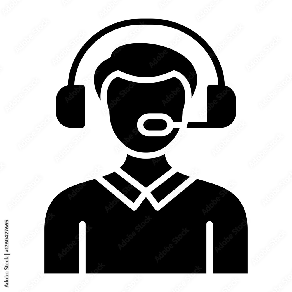 Assistant Man Icon Assistant Man Icon
