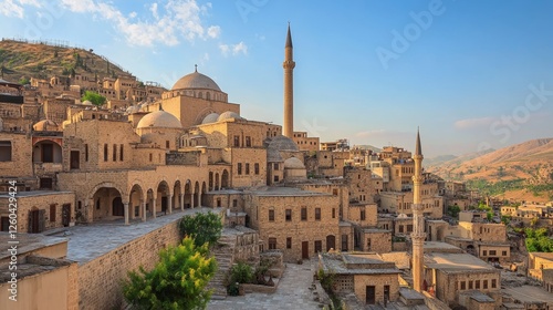 Kasimiye Madrasah is an old religious school in the city of Mardin, Turkey. photo