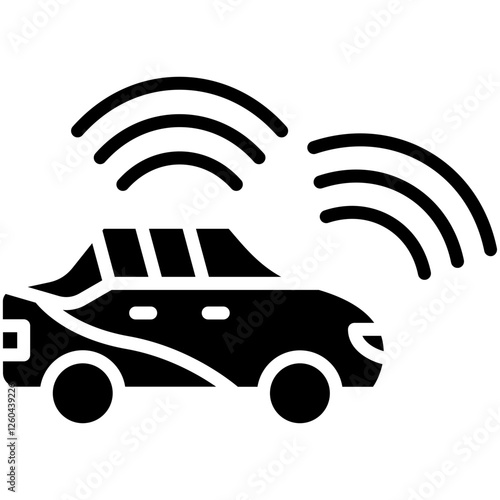 Self Driving Vehicle Icon