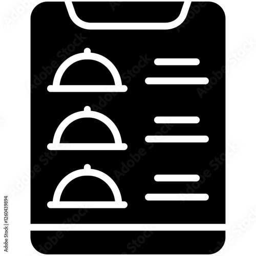 Digital Inflight Menu Icon