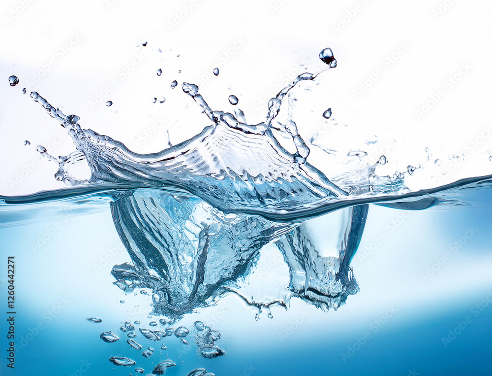 Obraz premium Generated image 水しぶき