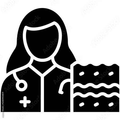 Dermatologist Female Icon