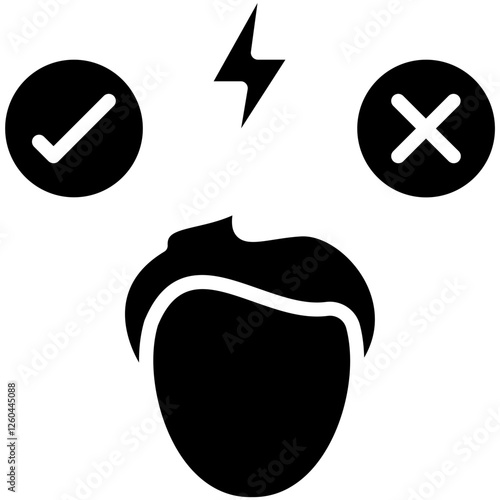 Conflicting Thoughts Icon