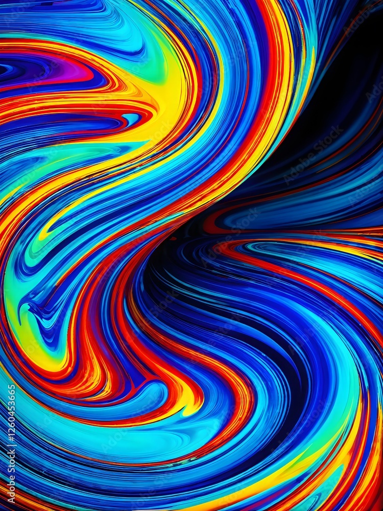 dynamic swirl pattern with vivid and contrasting psychedelic colors dynamic swirl pattern with vivid and contrasting psychedelic colors