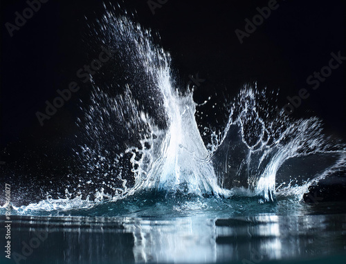 Wallpaper Mural Generated image　水しぶき Torontodigital.ca