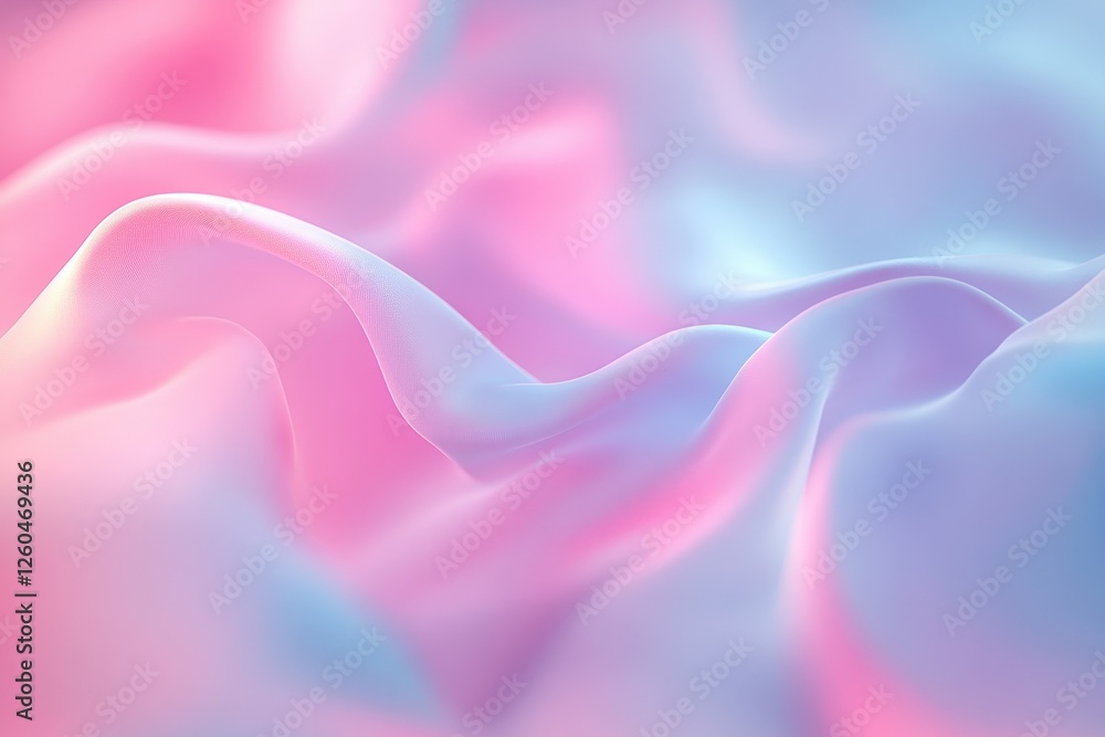 Obraz premium Abstract Pink and Blue Wave Background