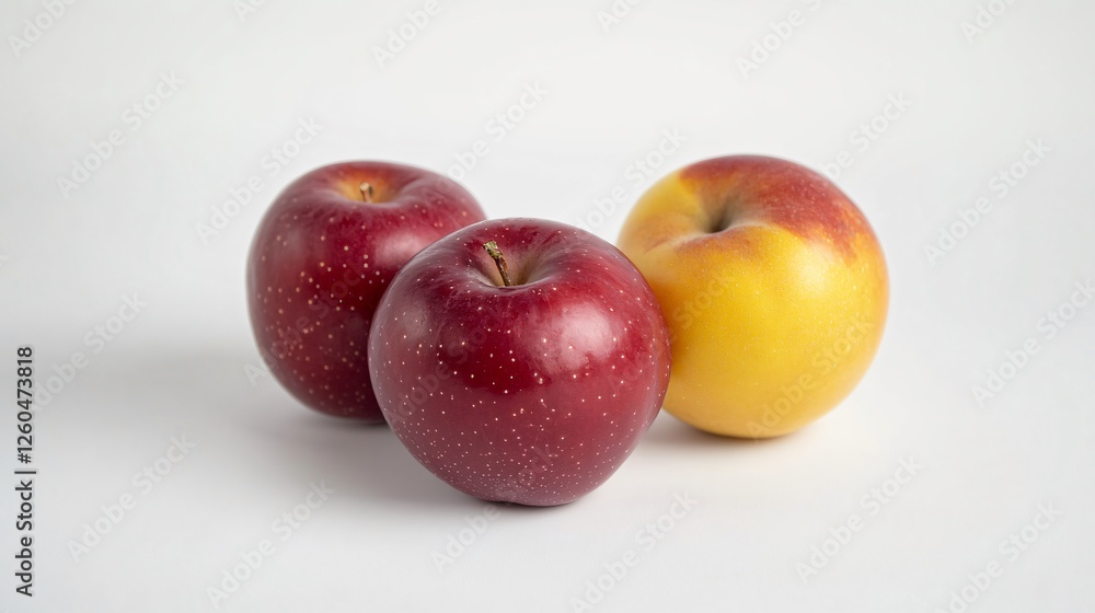 Vibrant Array of Fresh Fruits on a Pristine White Background Vibrant Array of Fresh Fruits on a Pristine White Background