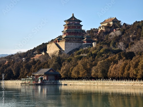 The scenery of the Summer Palace in Beijing, China